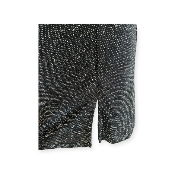 Urban Outfitters skirt  sparkly mini  black silver mediu - Picture 5 of 8